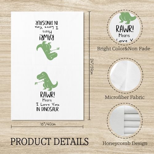 Hilarious Dinosaur Bathroom Towels for the Kitchen