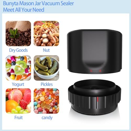 VORSON Electric Mason Jar Vacuum Sealer Kit - Easy to Use Reliable