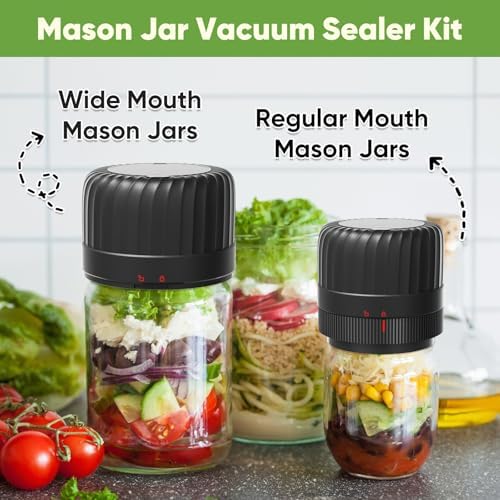 Electric Vacuum Sealer for Mason Jars