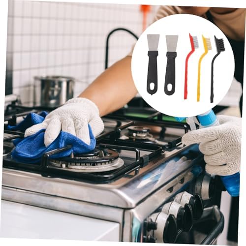 Ipetboom 2 Sets Crevice Brush Set for Kitchen and Bathroom Cleaning
