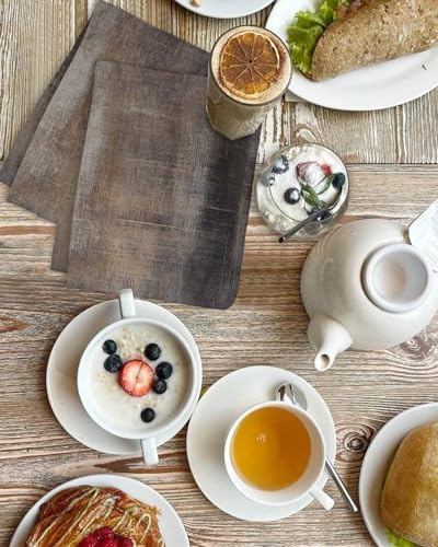 Habtucy Ombre Brown 3-Piece Kitchen Towels