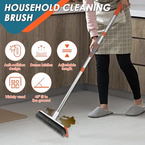 Sturdy Adjustable Floor Scrubbing Brush
