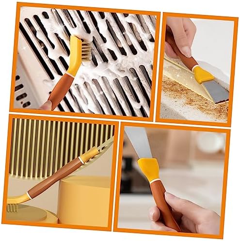 Healeved Bathroom Scrub Brush - Convenient stainless steel scrub brush for home cleaning