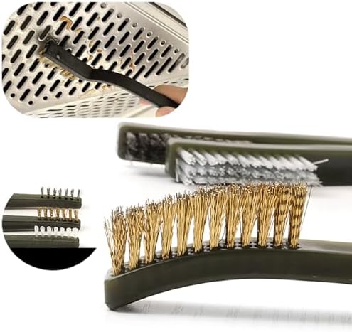 Wire Brush Set for Rust Paint and Dirt Removal