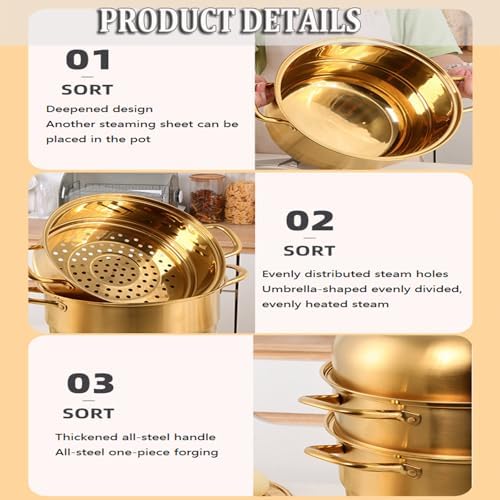 Double Layer Steam Pot Steel