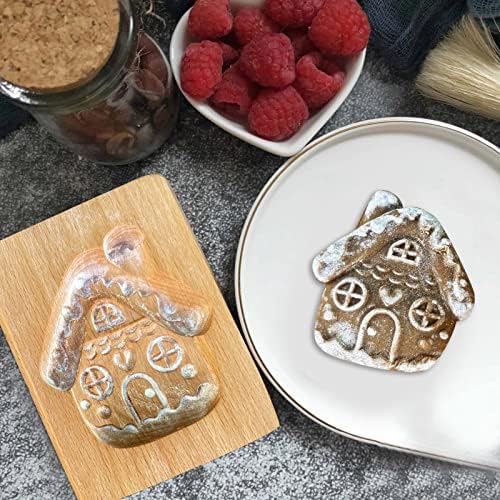 Cakina Hand Food Sealer Christmas House Biscuits Molds