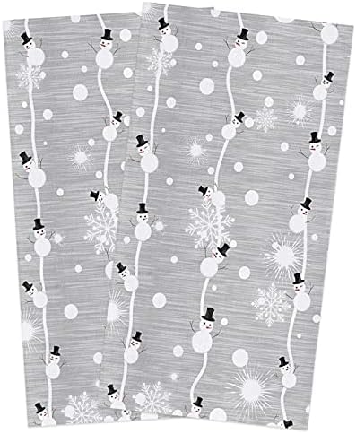 ZOE GARDEN Christmas Snowman Kitchen Towels