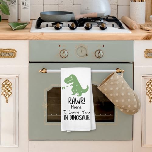 Hilarious Dinosaur Bathroom Towels for the Kitchen