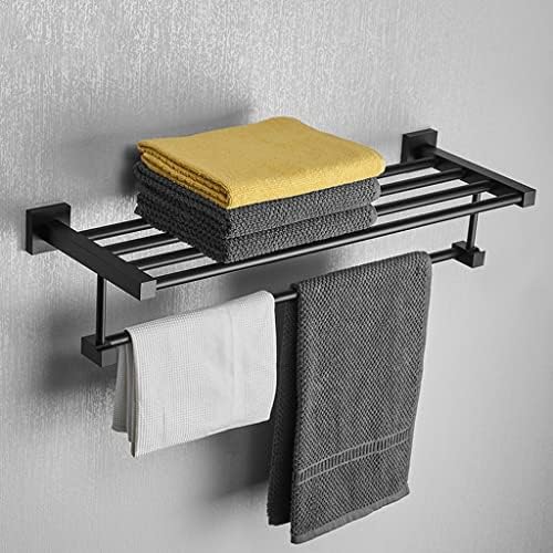 Seize Organized Bathroom Space with NO Screws Required 30cm Aluminum Towel Rack