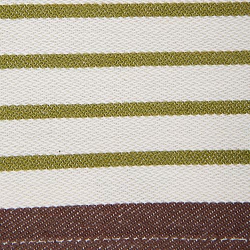 Set of 4 Harvest Stripe Kitchen Towels 18x28 Thanksgiving Dish Towels