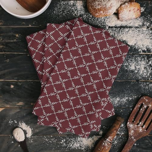 ZOE GARDEN Rugby Kitchen Towels 2 Pack 18x28
