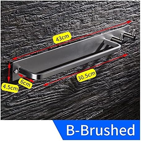 Premium Aluminum Towel Rail for Bathroom Wall-Mounted Durable Easy to Use