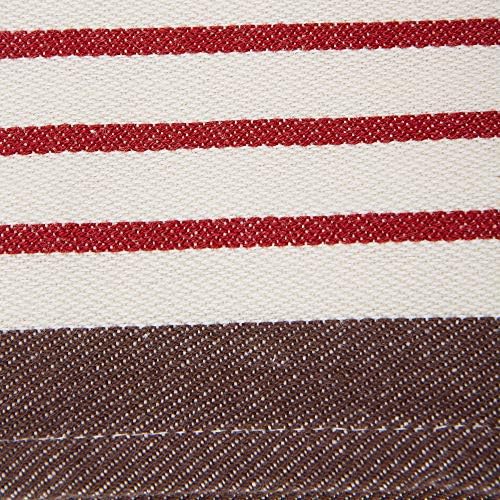 Set of 4 Harvest Stripe Kitchen Towels 18x28 Thanksgiving Dish Towels