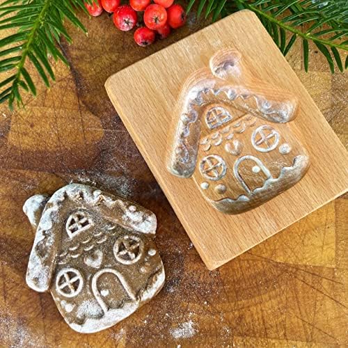 Cakina Hand Food Sealer Christmas House Biscuits Molds